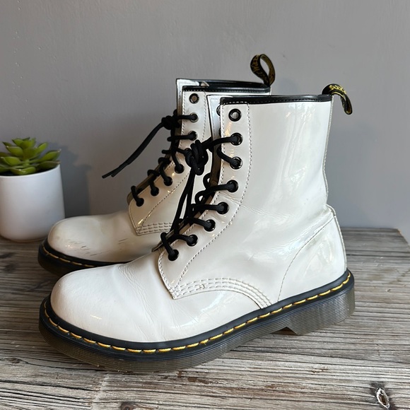 Martens 1460 Women's Patent leather Lace up boots Size - Main Image